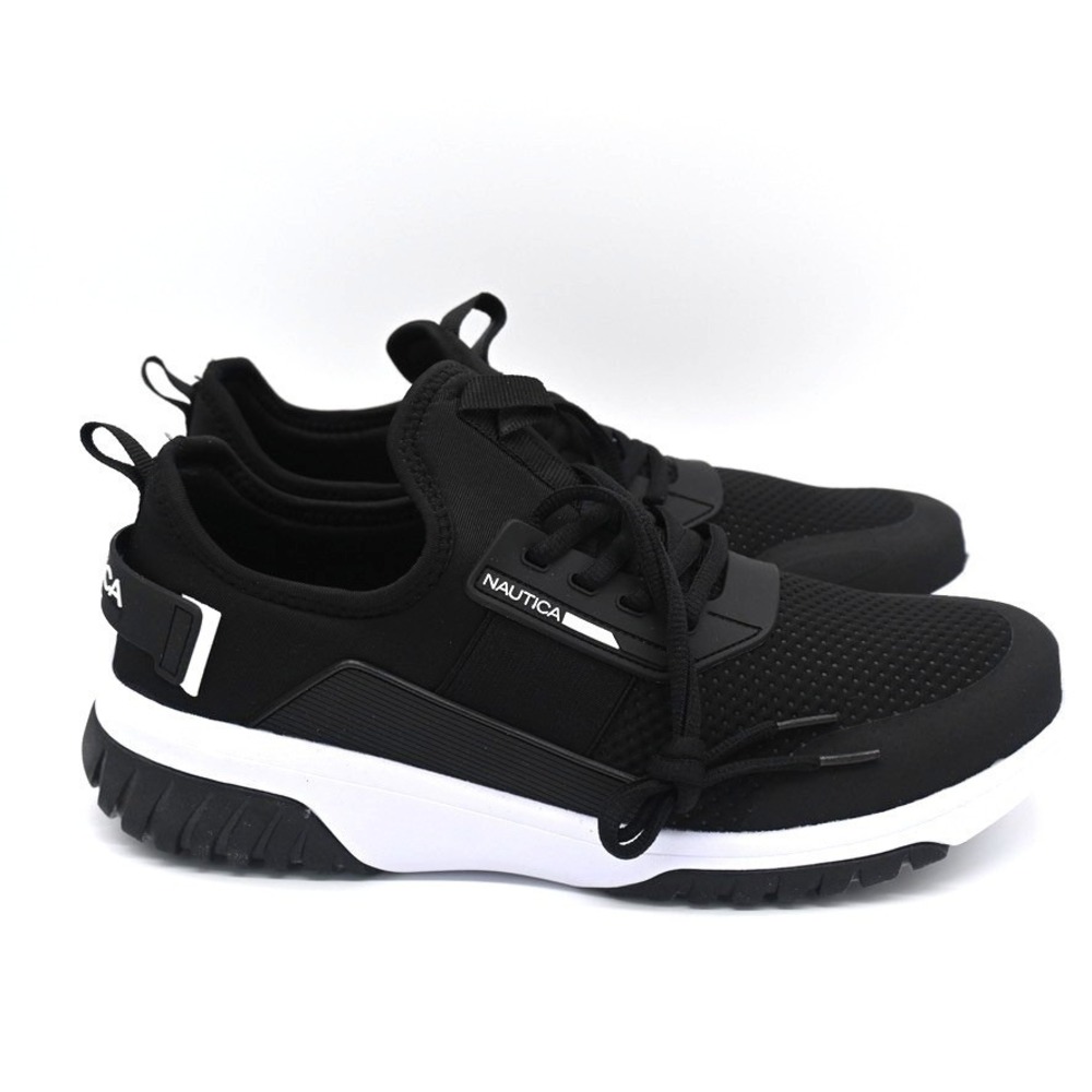 Nautica Athletic Men's Sneaker Black Color US 10 Lace- Up Fashion-Walking Shoe - Picture 5 of 9